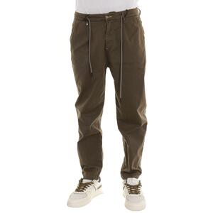 PANTALONE CON LACCIO COGNAC